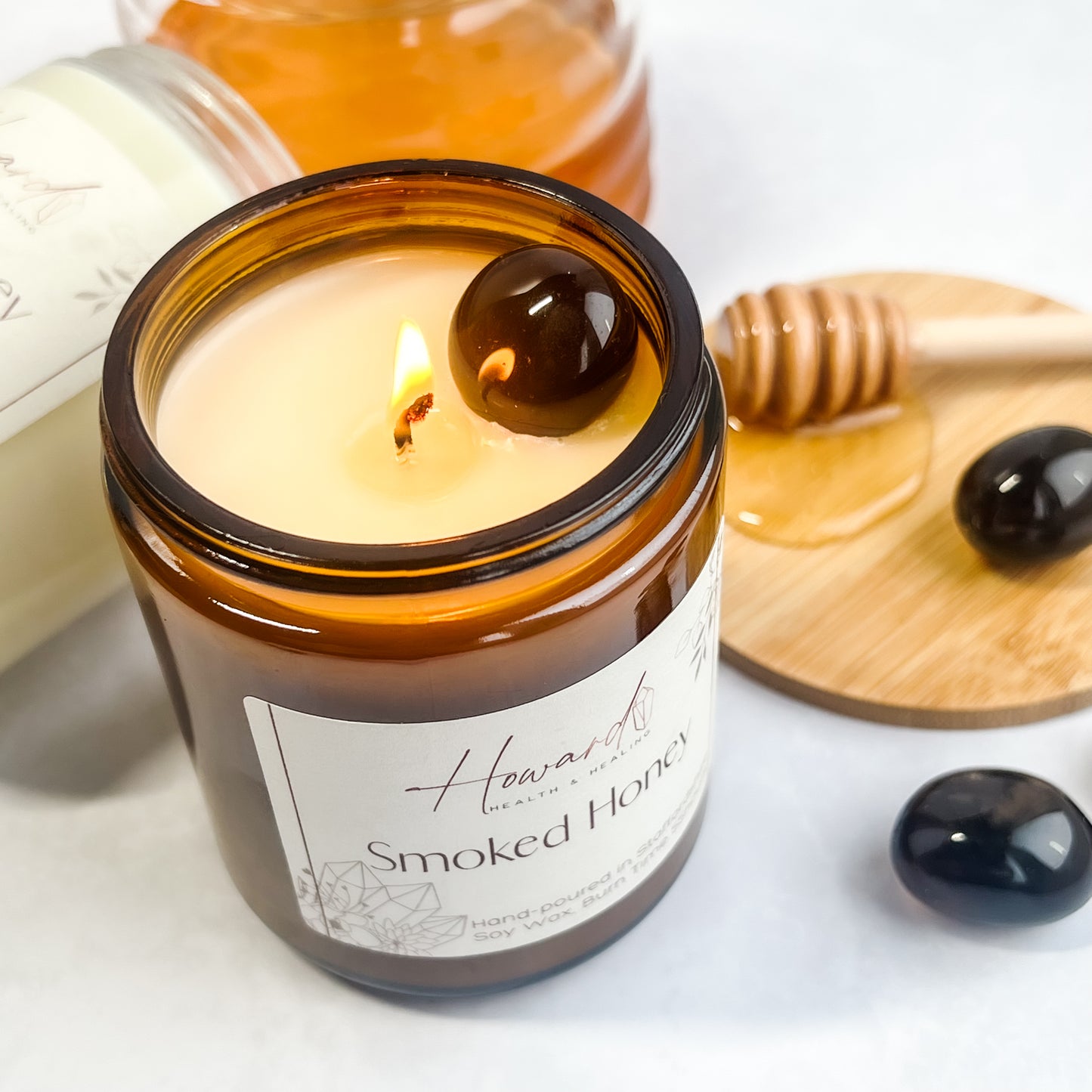 Smoked Honey - Smokey Quartz Candle