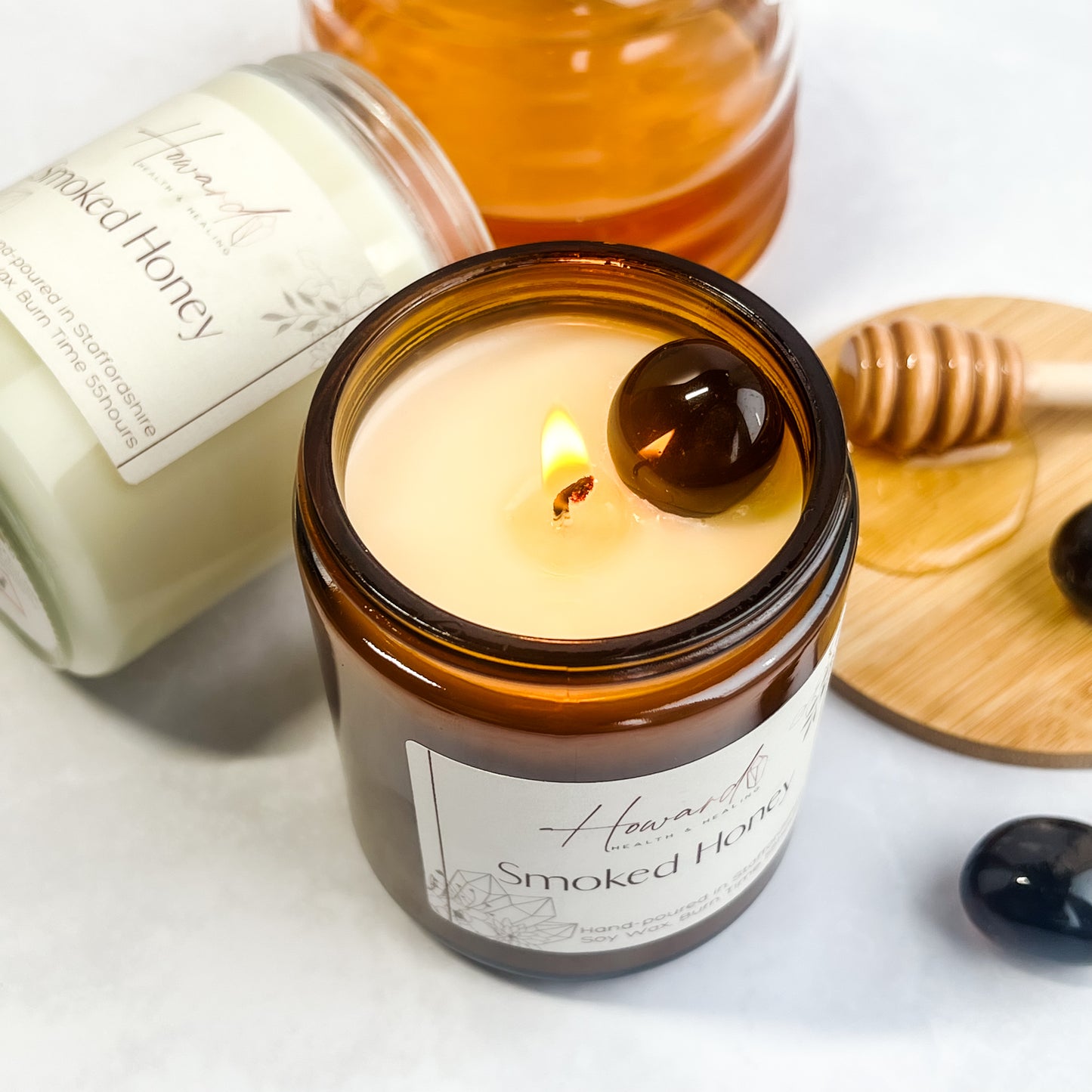 Smoked Honey - Smokey Quartz Candle