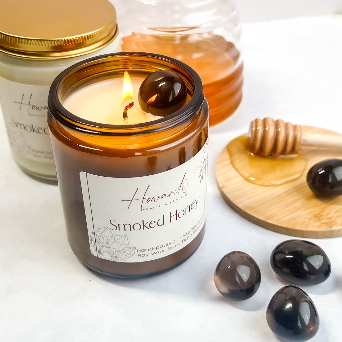 Smoked Honey - Smokey Quartz Candle