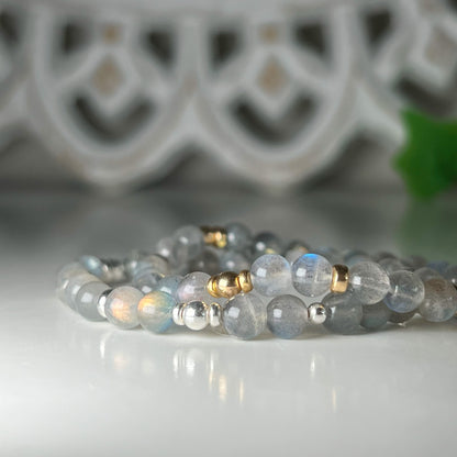 AAA Labradorite 6mm Stretch Bracelet