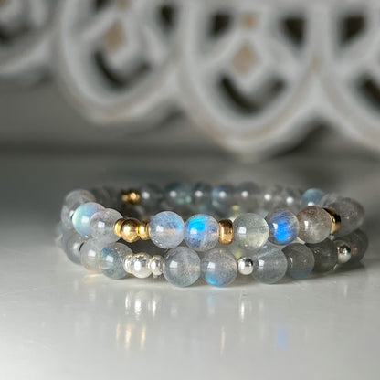 AAA Labradorite 6mm Stretch Bracelet